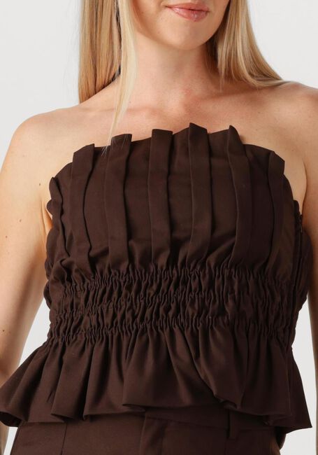 Braune GESTUZ Top GZPAULINE CORSET - large