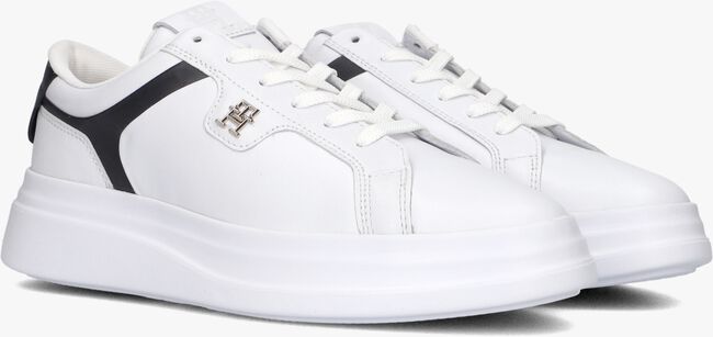 Weiße TOMMY HILFIGER Sneaker low POINTY COURT - large