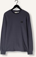 Blaue CALVIN KLEIN Pullover WOVEN LABEL WAFFLE LS TEE Blaue CALVIN KLEIN Pullover WOVEN LABEL WAFFLE LS TEE - medium