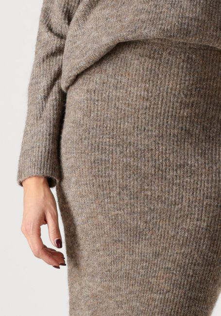Taupe YDENCE Maxirock KNITTED SKIRT LAINEY - large