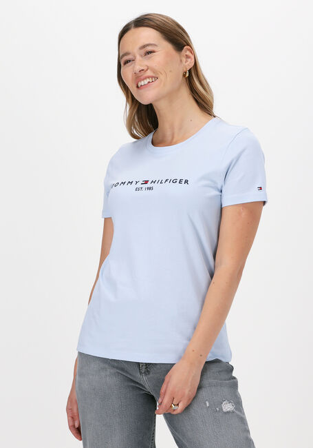 Hellblau TOMMY HILFIGER T-shirt REGULAR HILFIGER C-NK TEE SS - large