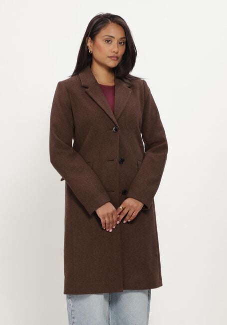 Braune MODSTR&Ouml;M M&auml;ntel PAMELA COAT - large