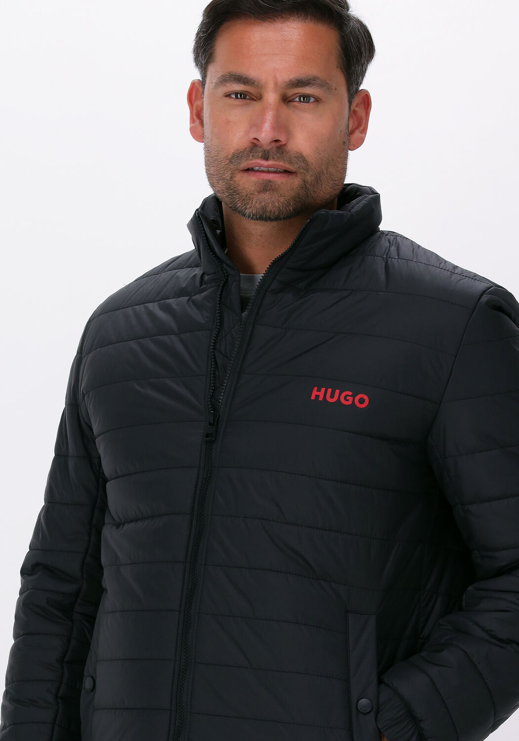 Schwarze HUGO Wattierte Jack BENTI2222 Omoda