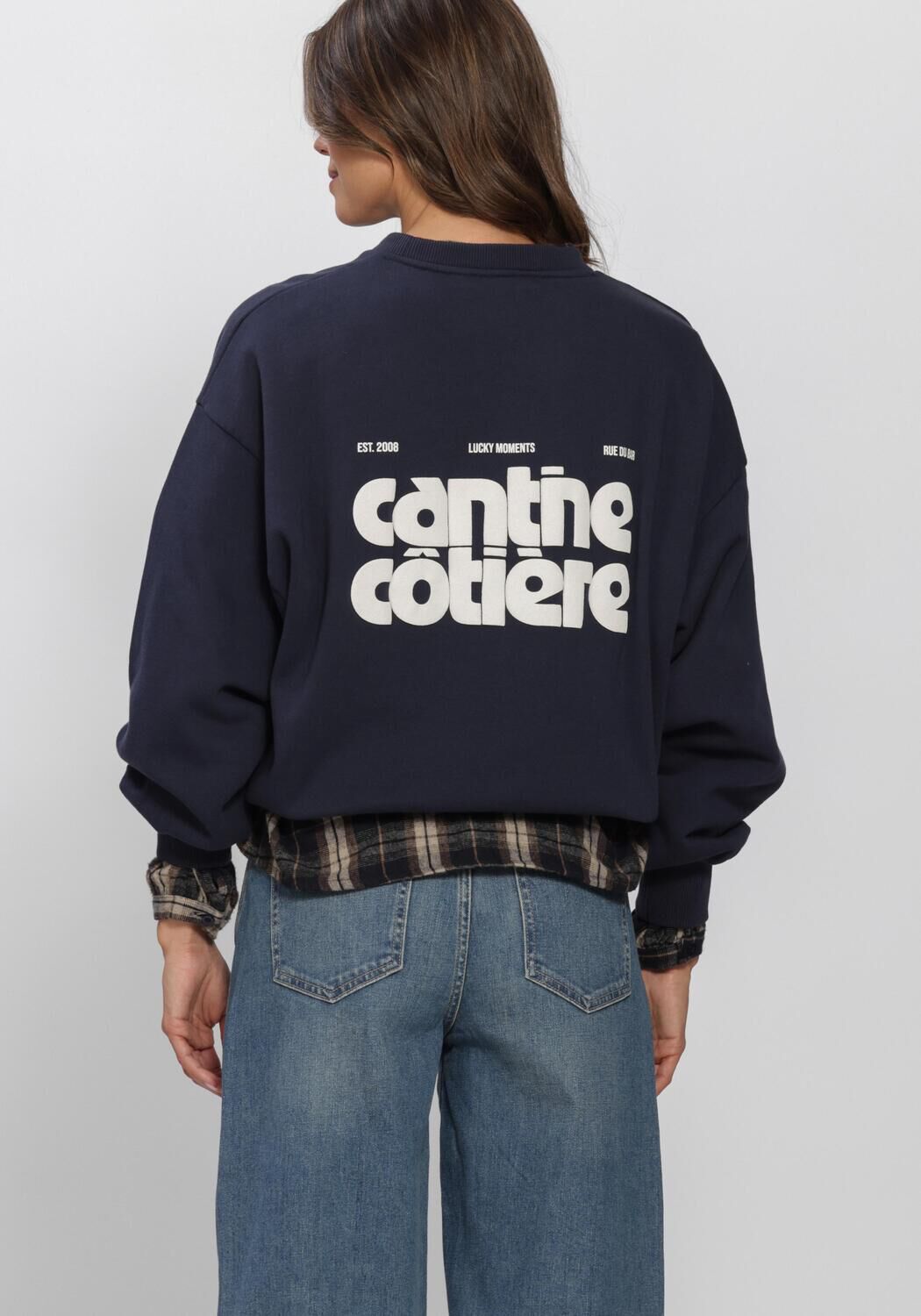 Dunkelblau BY-BAR Sweatshirt LILI COAST SWEATER - large