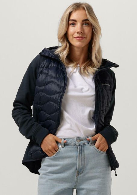 Dunkelblau PEAK PERFORMANCE Jack M HELIUM DOWN HYBRID HOOD - large