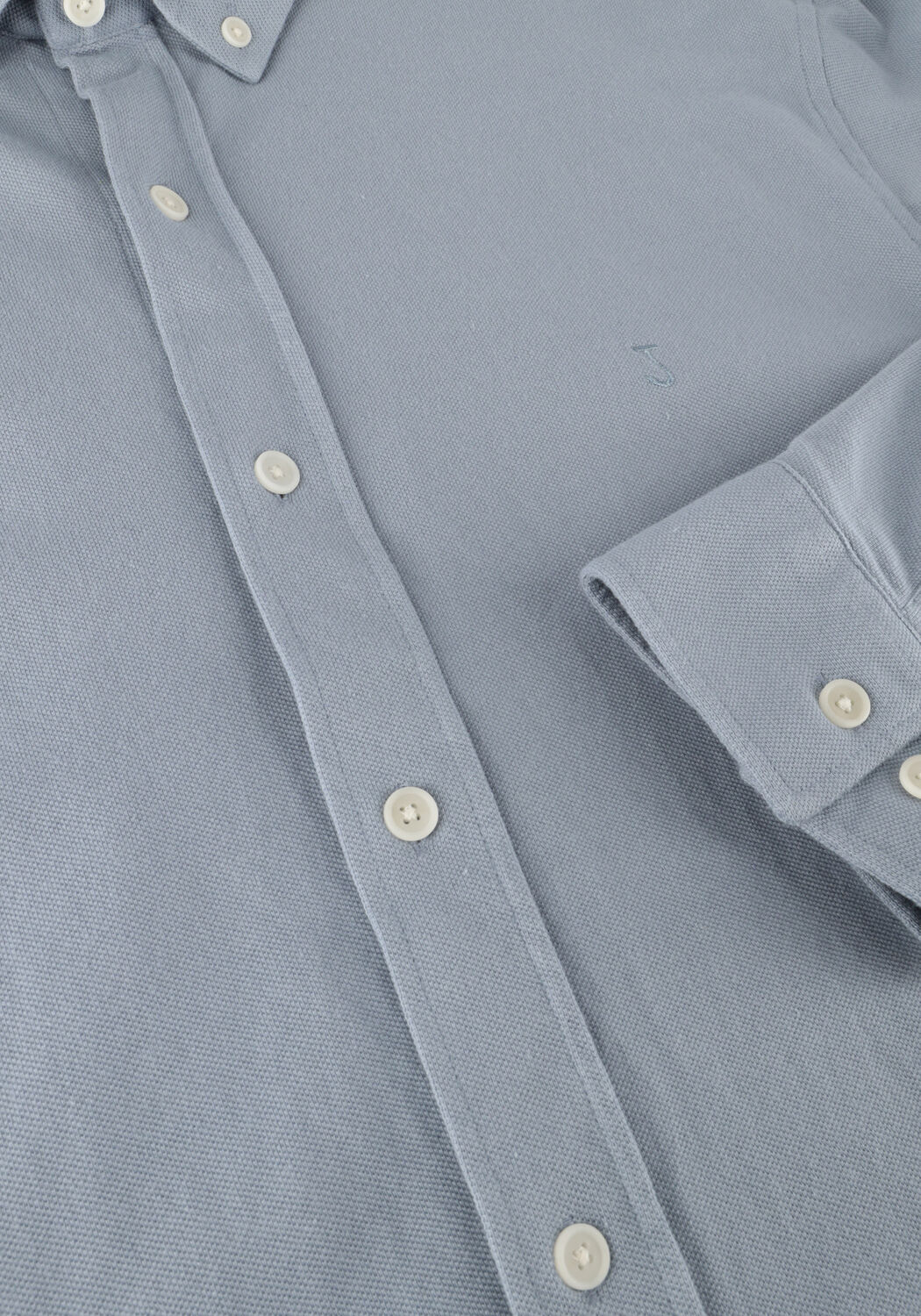 Hellblau BUTCHER OF BLUE Overshirt ROBBINS CLEAN PIQUE SHIRT - large