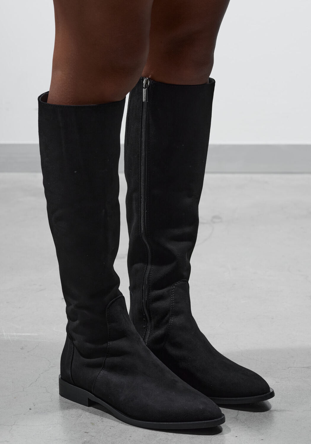 Schwarze STEFANO LAURAN Hohe Stiefel S3304 - medium