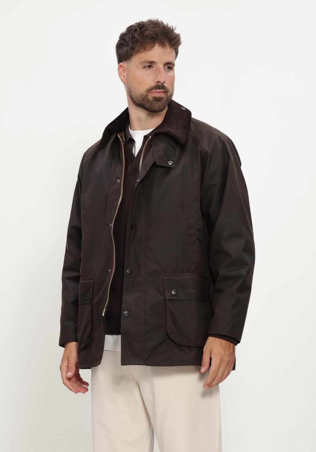 Gr&uuml;ne BARBOUR Jack CLASSIC BEDALE WAX JACKET JACKETS - large