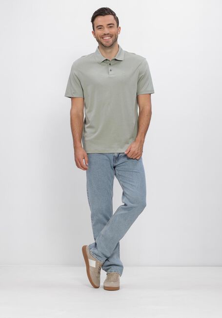 Gr&uuml;ne CALVIN KLEIN Polo-Shirt SS SUPIMA CHEST EMB POLO - large