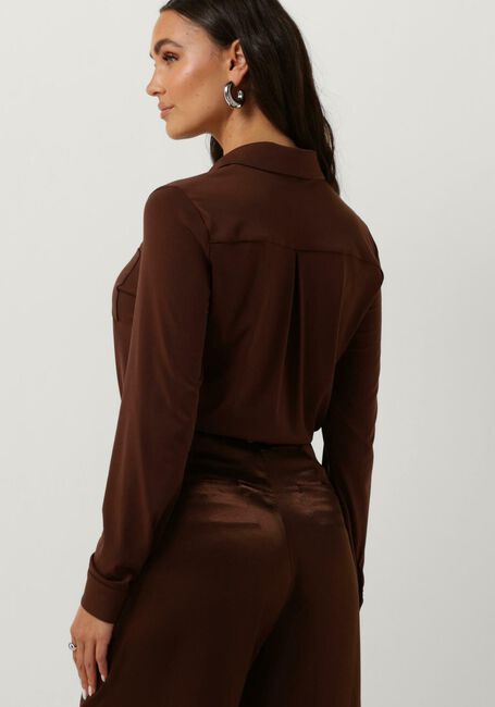 Braune VANILIA Blusen ESCAPE UNI SHIRT - large