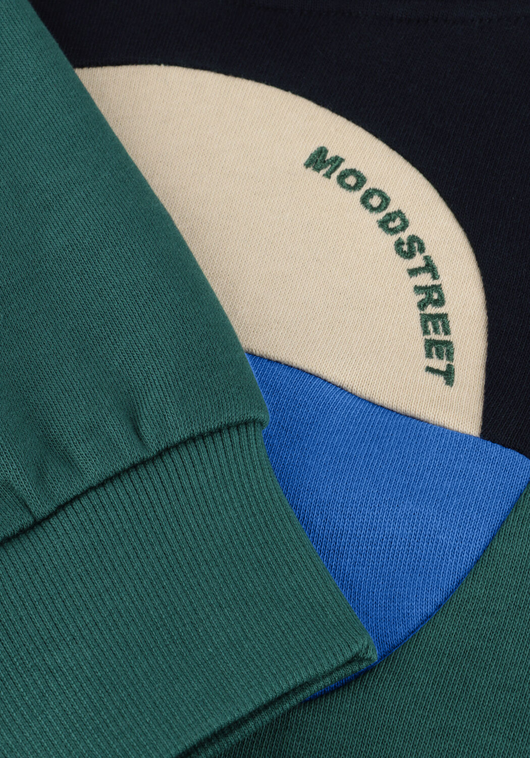 Mehrfarbige/Bunte MOODSTREET Pullover SULVY CHEST-CIRCLE HOODIE - large