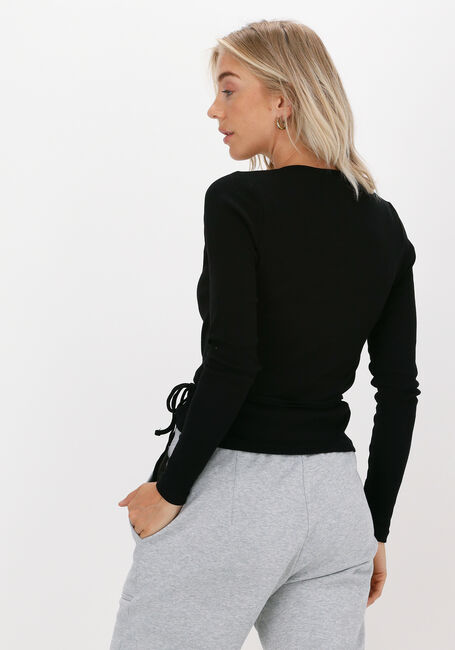 Schwarze ENVII Top ENALLY LS V-N TEE 5314 - large