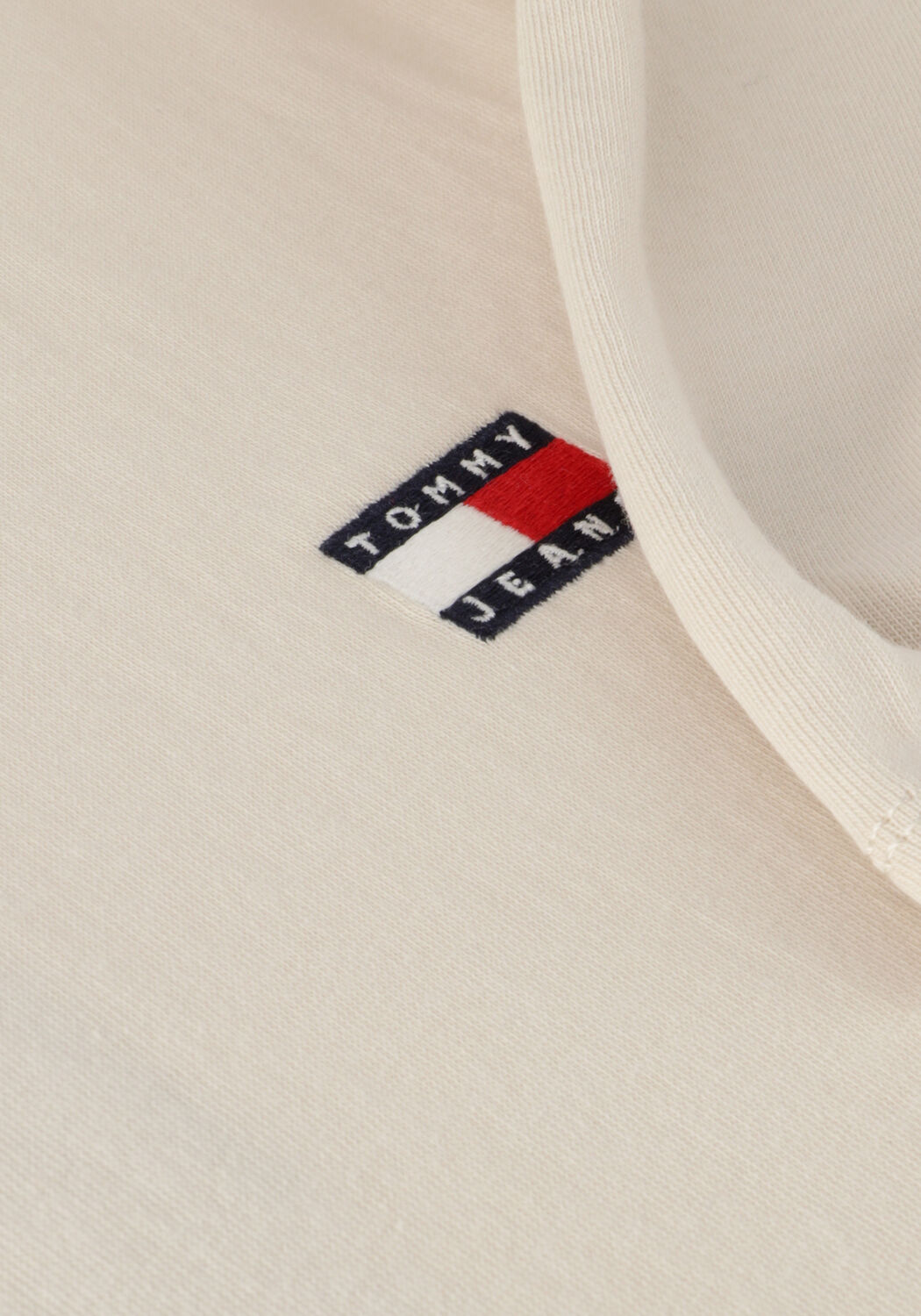 Beige TOMMY JEANS T-shirt TJM REG BADGE TEE EXT - large