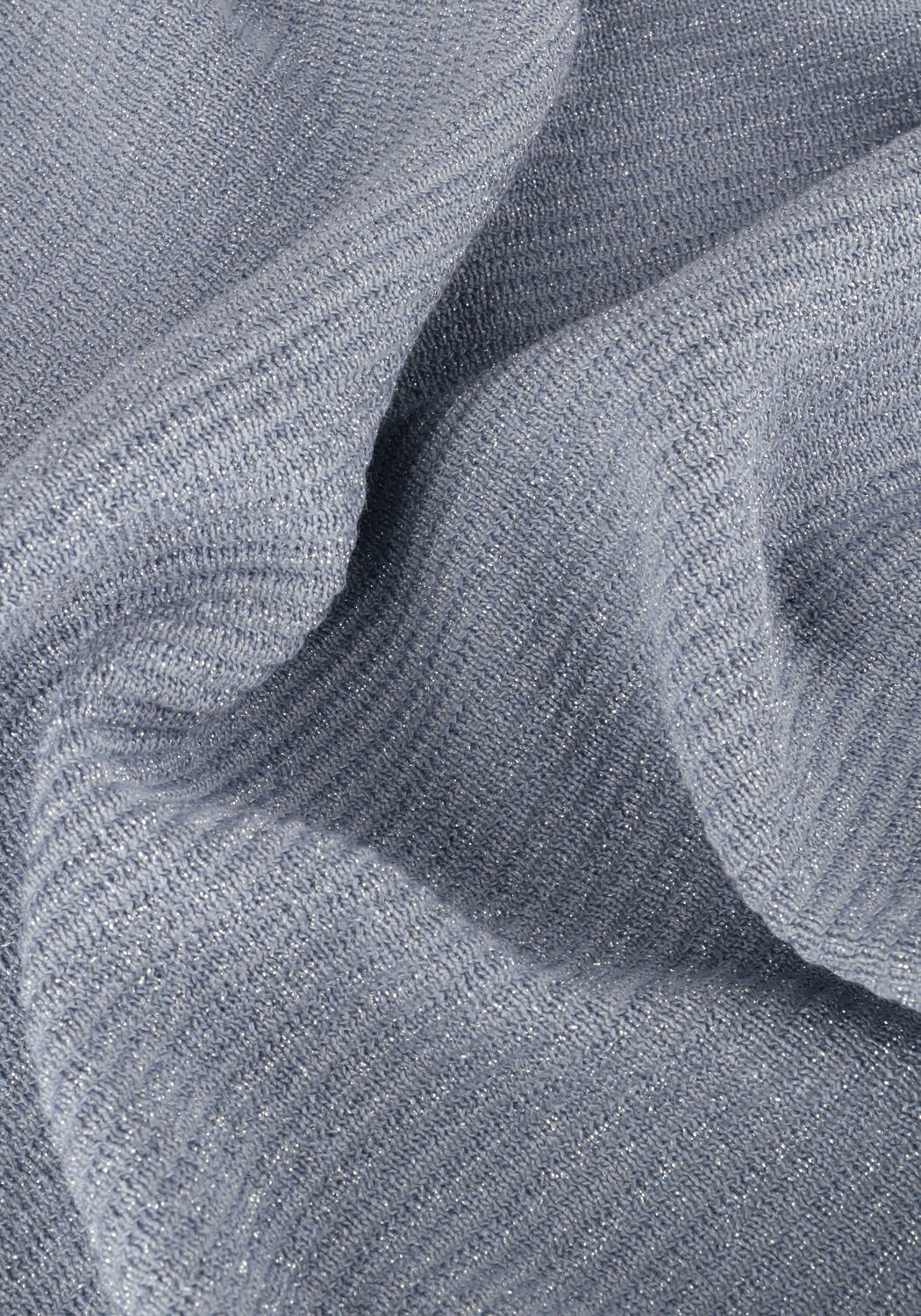 Blaue NUKUS Top BATWING PULLOVER LUREX - large