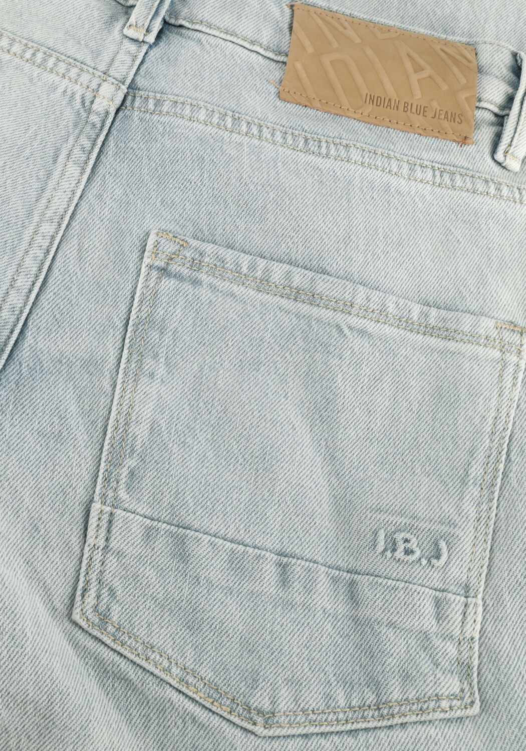 Blaue INDIAN BLUE JEANS Straight leg jeans 2551 WIDE STRAIGHT LIGHT JEANS - large