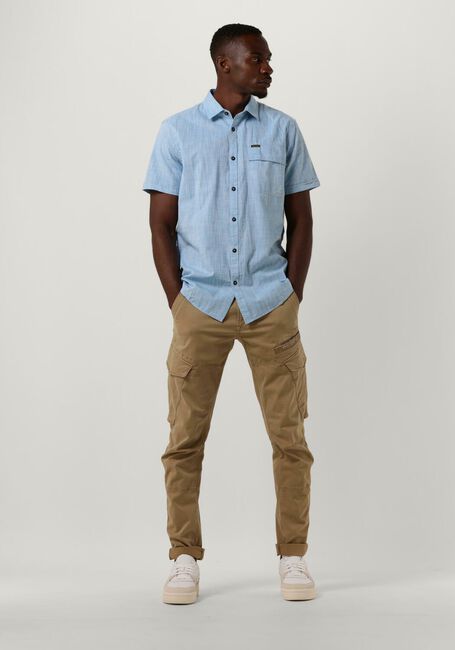 Hellblau PME LEGEND Casual-Oberhemd SHORT SLEEVE SHIRT 2 TONE SLUB - large