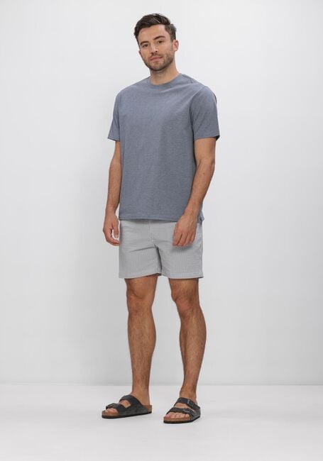 Blaue PROFUOMO T-shirt T-SHIRT CREW NECK MERCERIZED STRETCH PIQUE - large