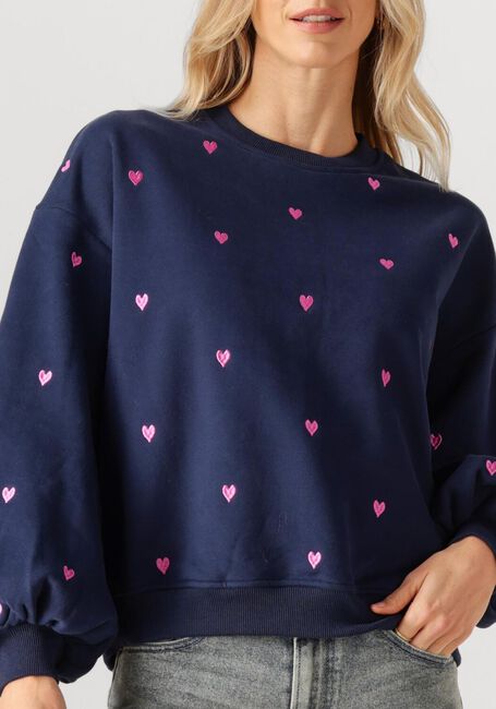 Dunkelblau YDENCE Pullover SWEATER HEARTS - large