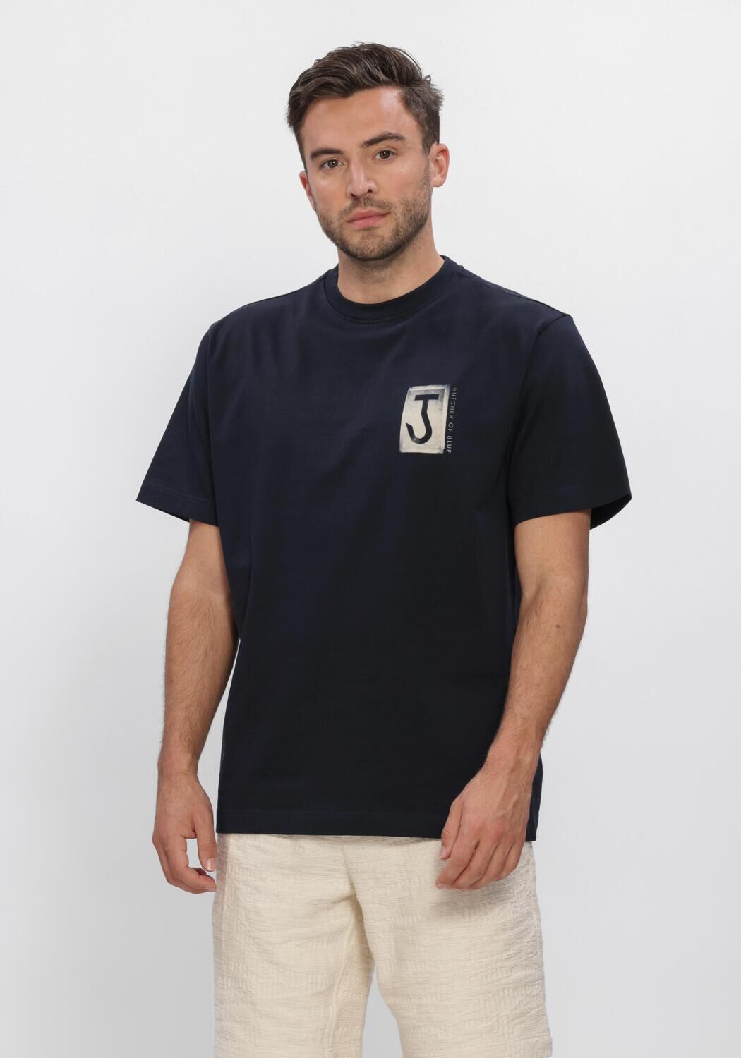 Dunkelblau BUTCHER OF BLUE T-shirt ARMY CYAN LOOSE TEE - large