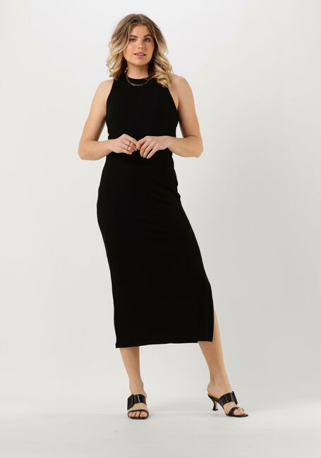 Schwarze OBJECT Midikleid OBJJAMIE S/L LONG DRESS - large