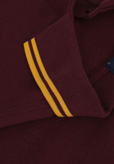 Bordeaux FRED PERRY Polo-Shirt TWIN TIPPED FRED PERRY SHIRT - large