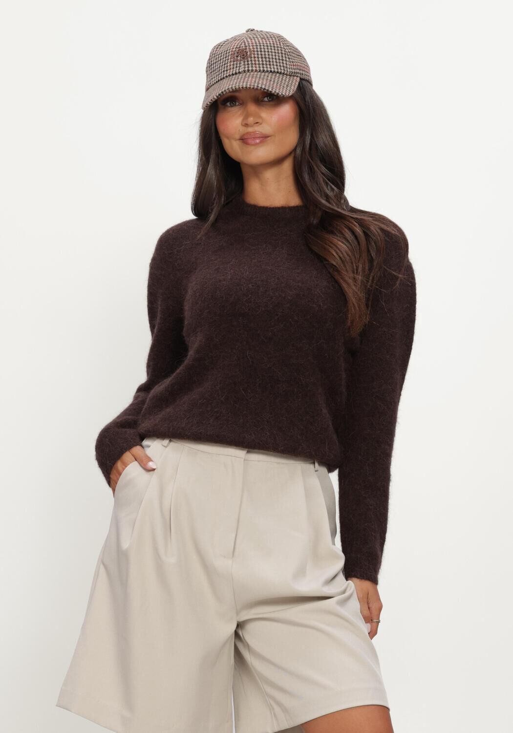 Braune BOII STUDIOS Pullover TILDE - large