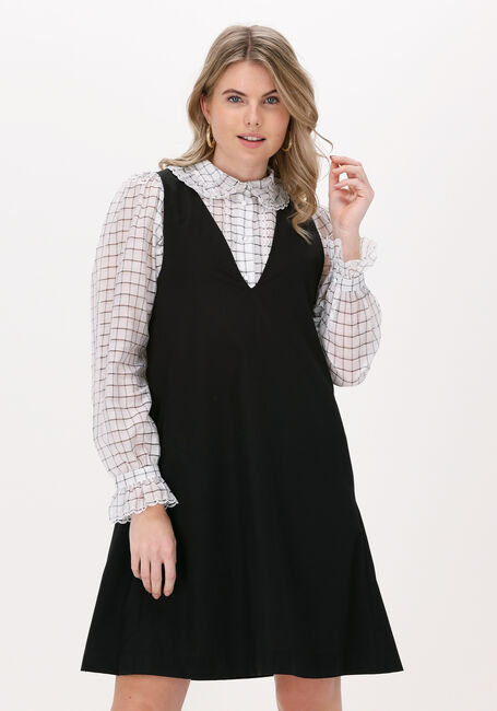 Schwarze LEVETE ROOM Minikleid PENG 5 DRESS - large