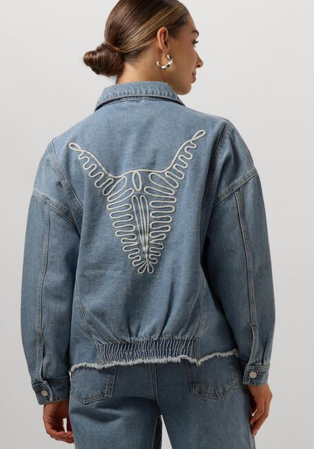 Hellblau ALIX THE LABEL Jeansjacke LADIES WOVEN DENIM JACKET - large