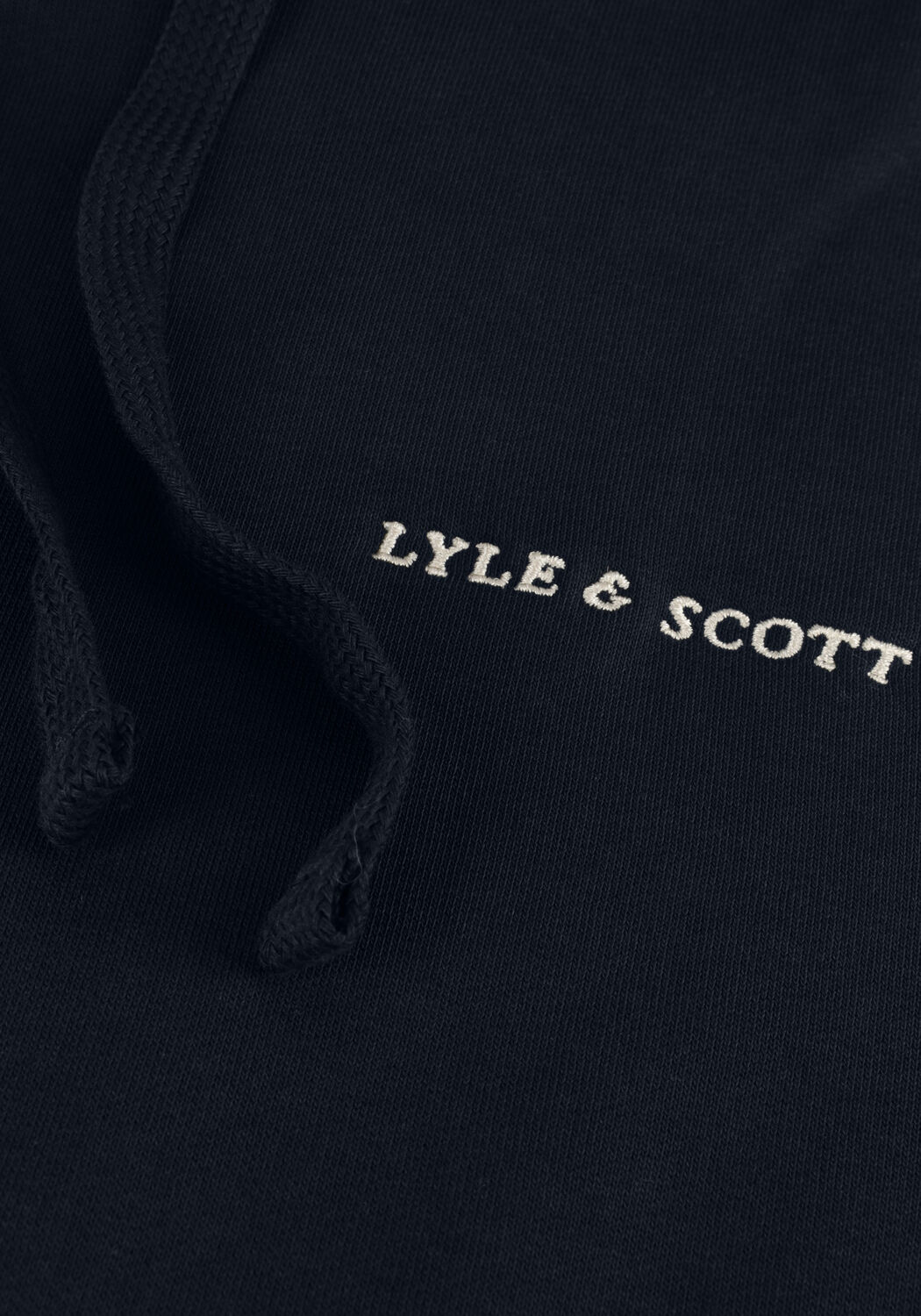 Dunkelblau LYLE & SCOTT Sweatshirt EMBROIDERED HOODIE - large