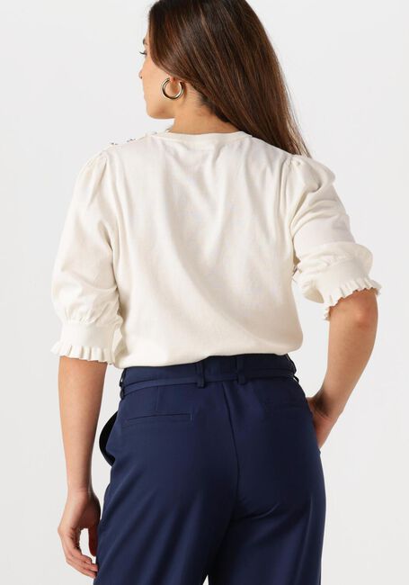 Weiße FABIENNE CHAPOT Pullover MOLLY SHORT SLEEVE PULLOVER - large