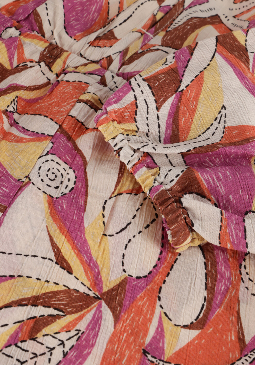 Mehrfarbige/Bunte CATWALK JUNKIE Minikleid V-NECK DRESS WITH STRAPS DETAIL - large