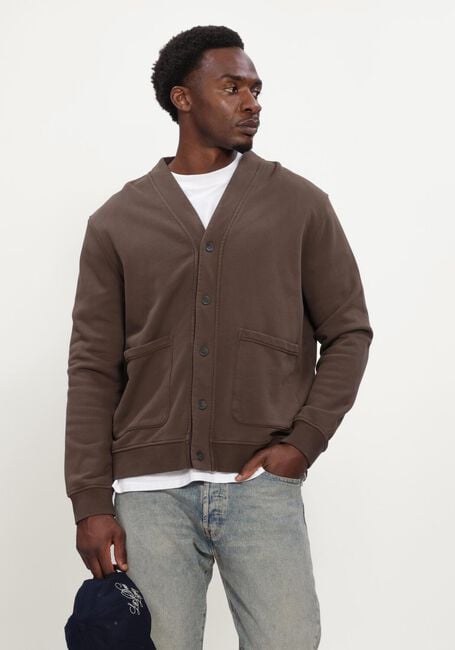 Braune ANERKJENDT Strickjacke AKSINUS V SWEAT CARDIGAN - large