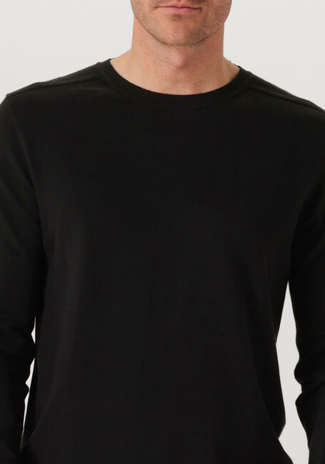 Schwarze SELECTED MEN Pullover SLHBERG CREW NECK NOOS - large