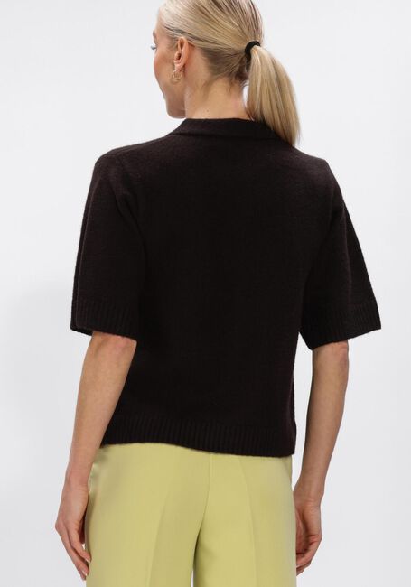 Braune NEO NOIR Blusen CUNNA KNIT BLOUSE - large