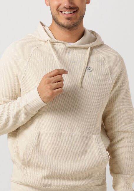Beige CAST IRON Pullover HOODED REGULAR FIT COTTON STRUCTURE - large