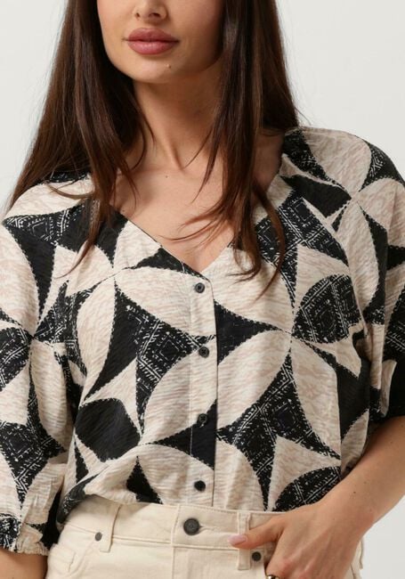 Schwarze OBJECT Blusen OBJBETTINA RE 2/4 TOP - large