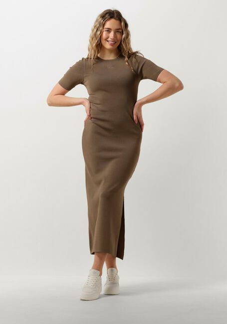 Taupe GESTUZ Midikleid BRIELLE - large