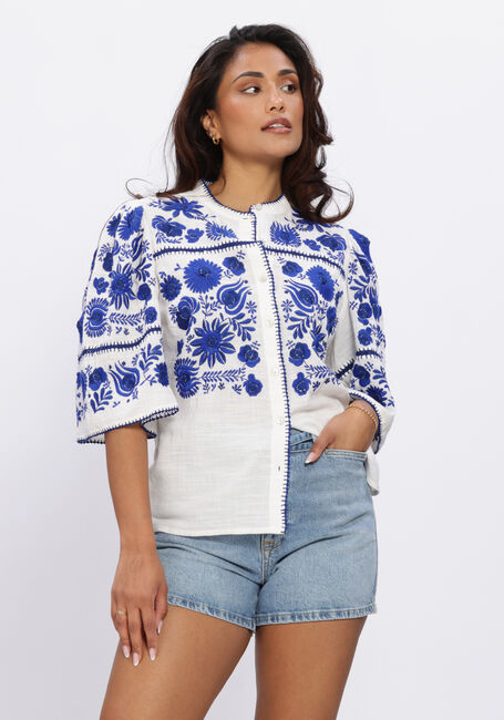 Wei&szlig;e ANTIK BATIK Blusen MATIAS BLOUSE - large