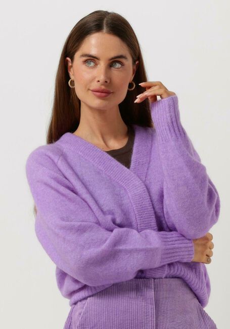Lila SECOND FEMALE Strickjacke BROOK KNIT BOXY CARDIGAN - large
