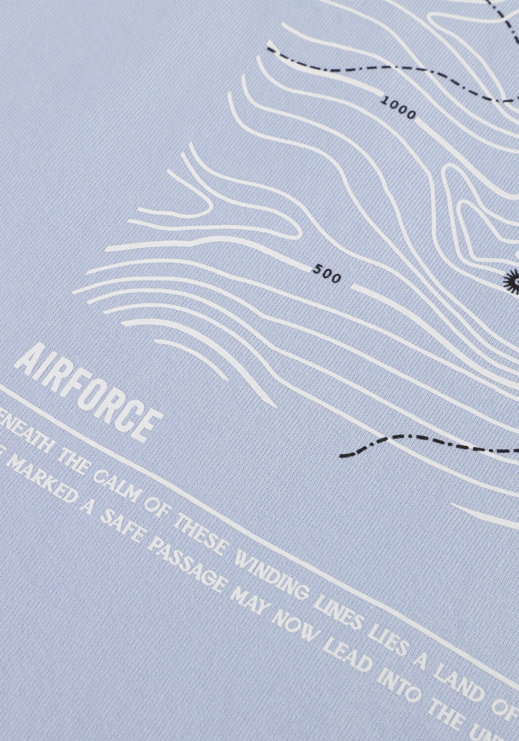 Blaue AIRFORCE T-shirt GEB1287 - large
