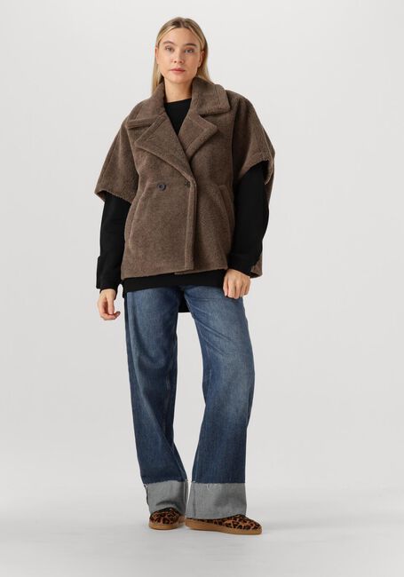 Braune DEBLON SPORTS Teddy-Jacke JAIMY BODYWARMER - large