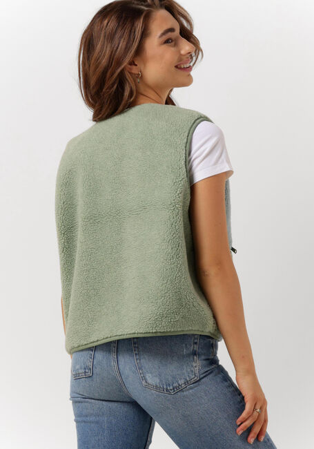Grüne TOMMY JEANS Bodywarmer TJW REVERSIBLE SHERPA VEST - large