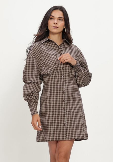 Braune NOTRE-V Midikleid NV-IRIS - large