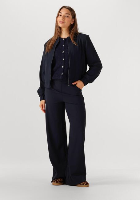 Dunkelblau STUDIO ANNELOES Weite Hose LEXIE BONDED TROUSERS - large