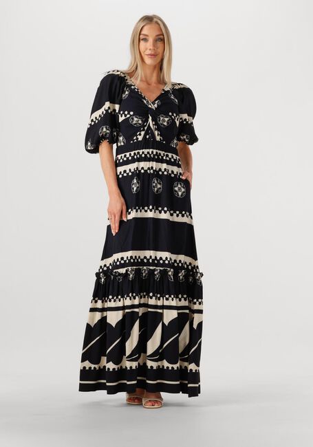 Schwarze EST'SEVEN Maxikleid SOFIA DRESS - large