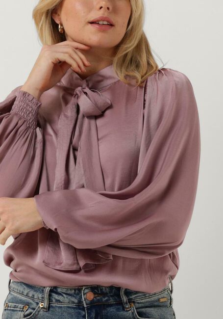 Lilane SUMMUM Blusen PUSSYBOW TOP DRAPEY SATIN - large