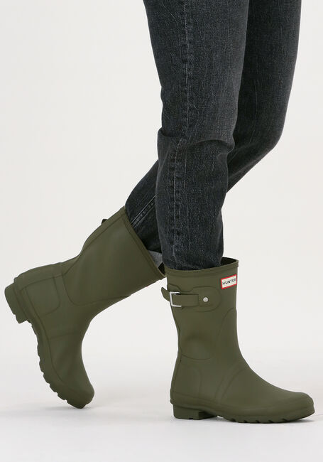 Grüne HUNTER Gummistiefel WOMENS ORIGINAL SHORT - large