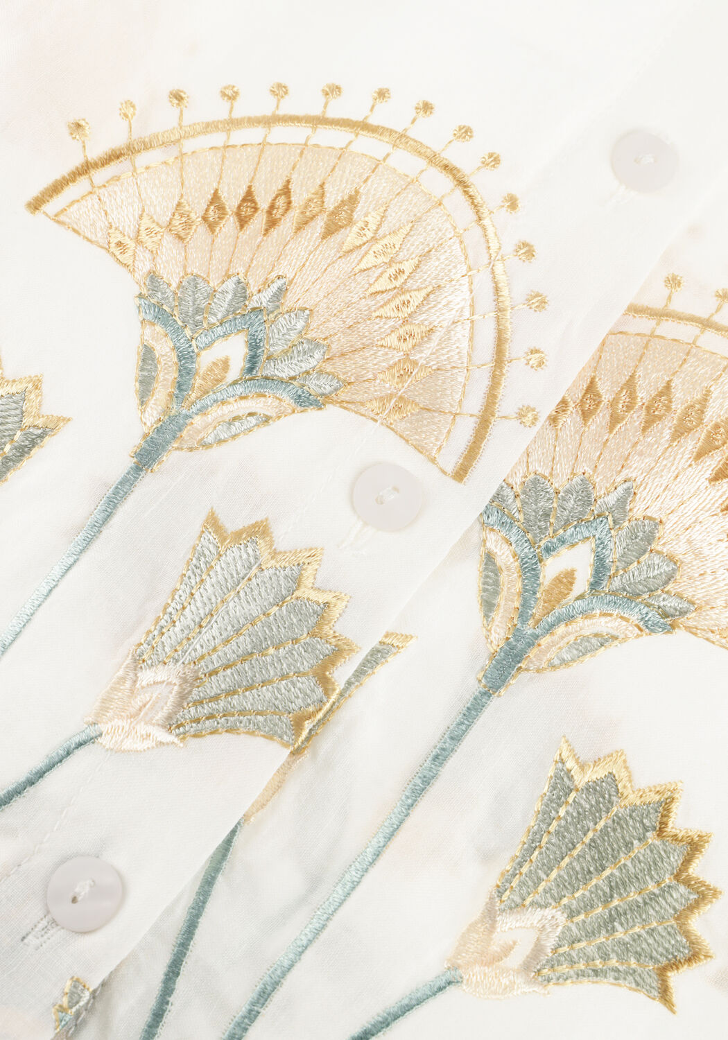 Wei&szlig;e GREEK ARCHAIC KORI Kleider S26K-4075057 - large