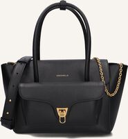 Schwarze COCCINELLE Handtasche DOUBLE BEAT 1 - medium
