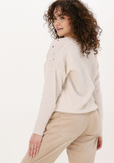 Nicht-gerade weiss SUMMUM Pullover GOLDEN DOT PRINT SWEATER COSY  - large